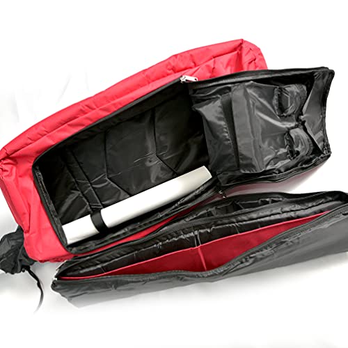 Universe Archery Recurve Takedown Bow Backpack With Arrow Tube | Hunting Multi Pockets Pvc Cordura Backpack | Shoulder Bag With Adjustable Straps For Archery Waterproof Pocket (68Cm X 25 Cm) (Red) #TOP5