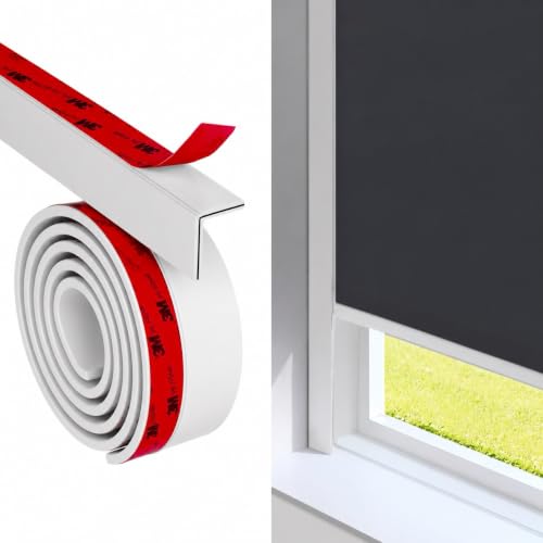 Consigue oscuridad total con tiras de bloqueo de luz para persianas 2