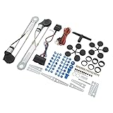 Kit de conversión de elevalunas eléctrico, aleación de aluminio, piezas universales de actualización de coche, Kit completo de elevalunas eléctrico para camioneta SUV de 2 vías