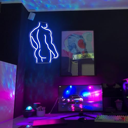 Lalaon ZKXD10005 Man Body Neon Sign Wall Decor Led Light Sex Neon Light Room Decor Light Up Sign For Hotel Bar Birthday Party Decoration Usb Powered thumb #4