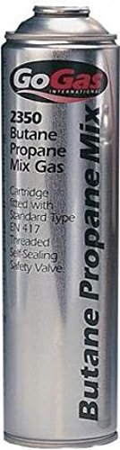 GoSystem Butane/Propane (70:30) Mix Gas Cartridge Silver 350 g