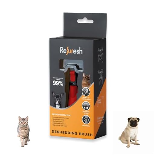 Refuresh Deshedding Brush for Dogs & Cats
