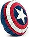 Jay Franco Marvel Avengers Captain America's Shield Shaped Decorative Pillow - Kids Super Soft Throw Plush Pillow - Measures 16 Inches (Official Marvel Product)