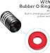 Tire Valve Stem Cap Cover for BMW M M2 M3 M4 Belt O-Ring Seal Corrosion Resistant tire Valve caps 4 Pack Black