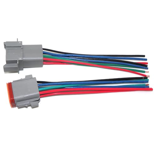 Deutsch DT 8 Pin Waterproof Connector Kit, DT04-8S DT06-8S Assembled Plug & Socket with 5" 16AWG Wire, IP67 13A Automotive Electrical Connector by TRADOCK - Image 3