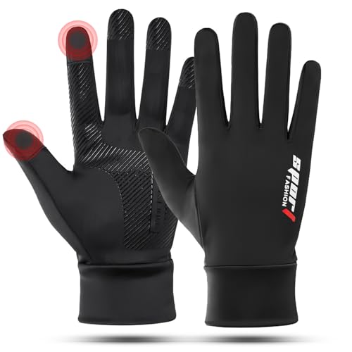 Image of TecoKart Sun Protection Gloves for Men and Women, Summer Hand Gloves, Thin Ice Silk Cooling Breathable Outdoor Gloves, UV Protection UPF 50+, Anti-Slip Palm, Touch Screen Fingertips Design
