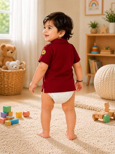 Image of BODYCARE Kids Inafant Boys Half Sleeves Cotton T-Shirt | Skin Friendly Regular Fit | Ultra Soft Breathable Comfortable & Durable | Pack of 2 | Assorted |Casual for Toddler