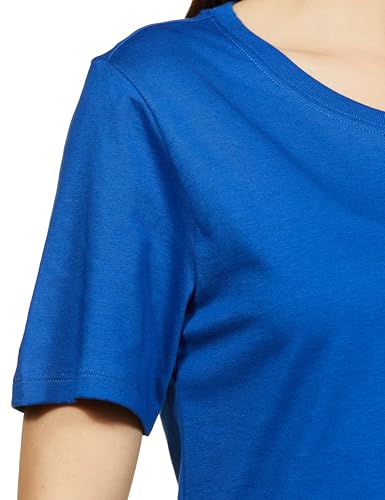 Image of Jockey AW88 Women's Super Combed Cotton Rich Relaxed Fit Solid Curved Hem Styled Half Sleeve T-Shirt