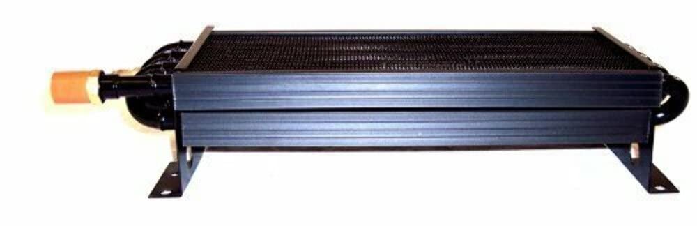 8 Pass Oil Cooler Element, With Threaded Fittings, Compatible with Dune Buggy