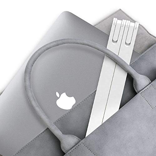 Laptop Stand – Adjustable and Foldable Laptop Tablet Stand – Portable Laptop Riser Compatible with All Laptops iPad Tablet (up to 15.6 inches), (Black) - Thumbnail 5