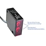 Supreform IP67 Waterproof Universal 10-30VDC Safety Retro-Reflective Photoelectric Beam Sensor for 12VDC and 24VDC Gate Opener, Garage Door Sensor Up to 40 Feet Sensing Range, Pre-Wired 6.6 Feet Cord - Image 6
