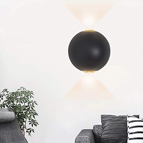 Lámpara de pared impermeable LED redonda de 10W para iluminación de interiores 4