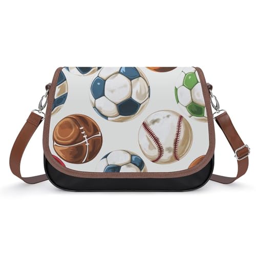 Sac à main sport pour femmes en cuir sacoche bandoulière étanche