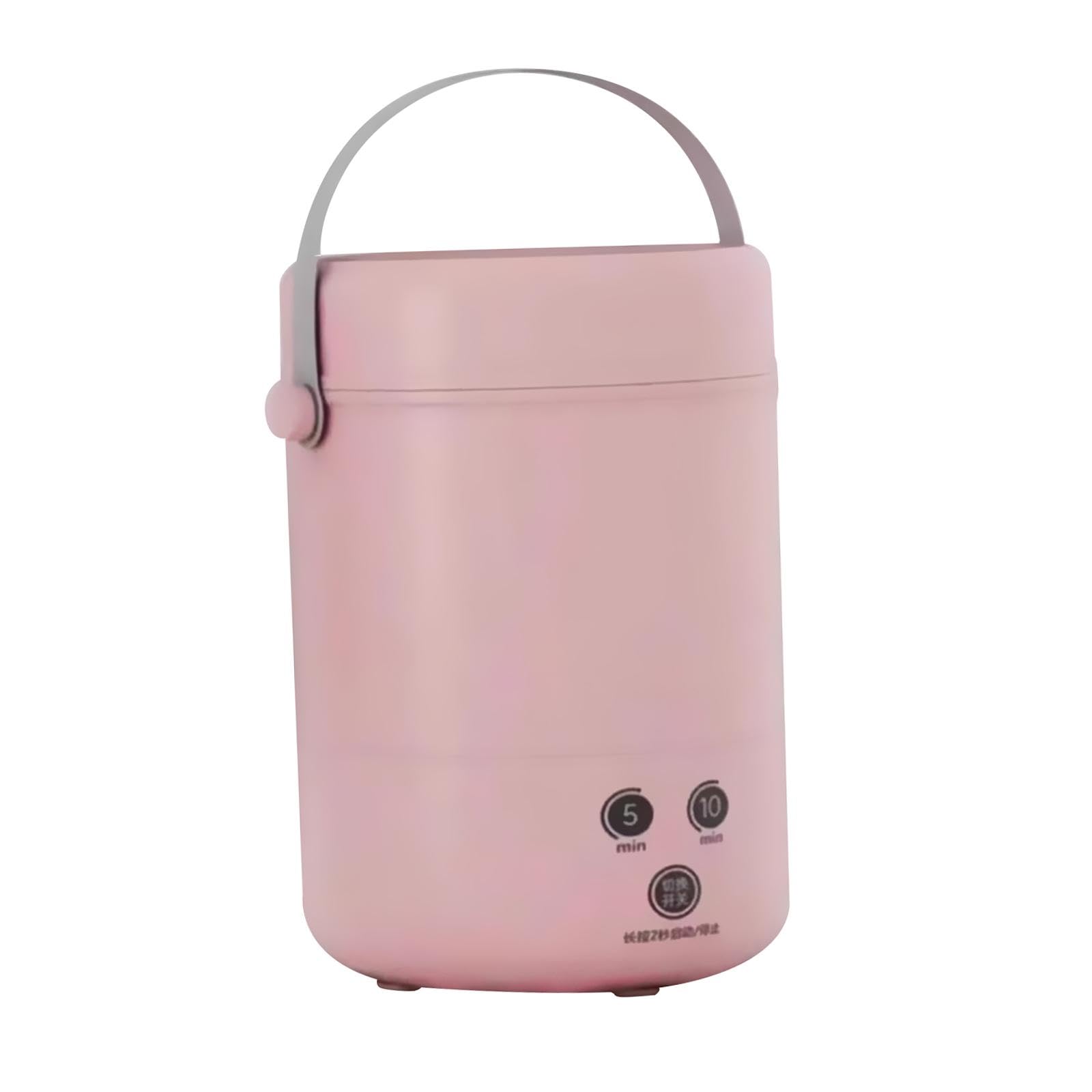 Mini Washing Machine Bucket Washer Portable Space Saving Washer for Clothing, Underwear for Apartment Personal Dormitory, pink