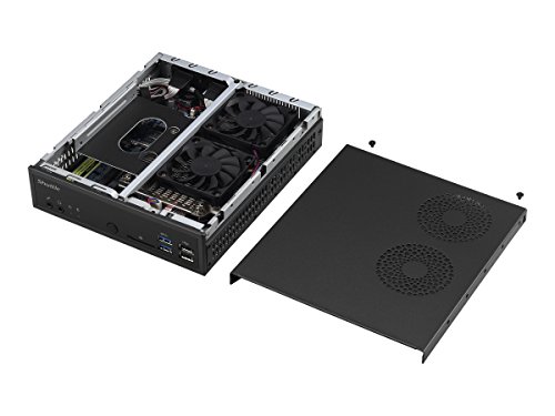 Shuttle XPC Slim DH110 Mini Barebone PC Intel H110 LGA 1151 Kabylake/Skylake Heatpipe Cooling Module No CPU No Ram No HDD/SSD No OS - Thumbnail 2