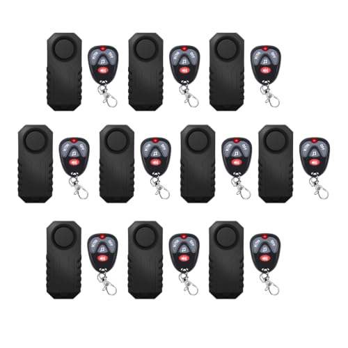 Image of USUPERINK Bike Alarm Anti Theft,Wireless Motion Sensor Bike Alarm Ebike10PK | for Ebike Scooter Bicycle Motorcycle, SOS Function 113dB Loud 3Volume Levels 7Sensitivity Levels, IP65 Waterproof System