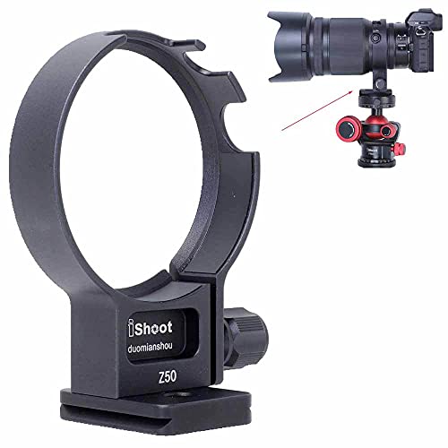 iShoot�J���������O���O�r���A �O�r�}�E���g�����O�A�����Y�T�|�[�g�݁A�����Y�u���P�b�g�݁A�O�r�\�P�b�g, �j�R�� Nikon Z 50mm f/1.2 S�ƌ݊���������܂�, �{�g����1/4 3/8 �l�W���t���̃N�C�b�N�����[�X�v���[�g, ARCA-S