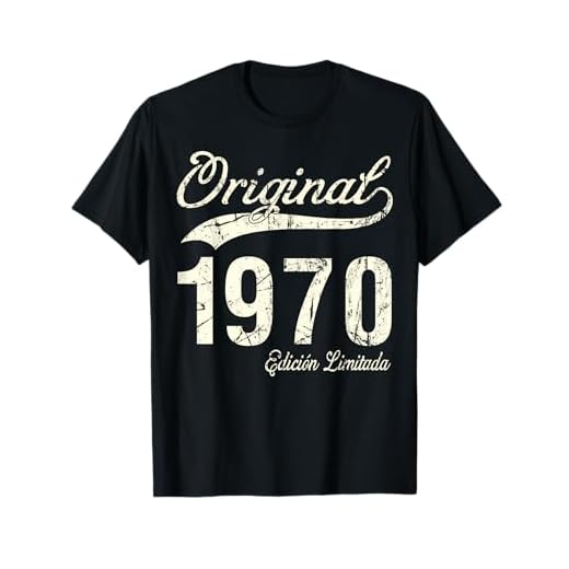 Original 1970 Edición Limitada Cumpleaños 55 Años Camiseta