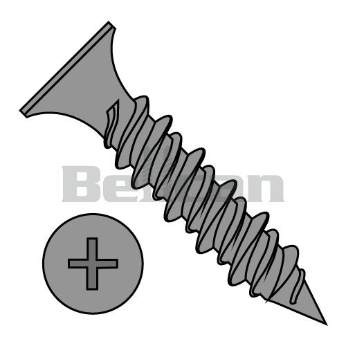 Bellcan BC0620HPG Phillips Bugle Head Hi Low Drywall Screw Black 6 X