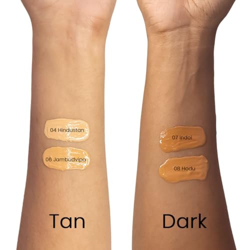 Image of Recode HD Luminous Matte Foundation Shade 02.01 TIANZHU|Water Resistant|Infused With Hyaluronic & Vitamin E & B3|Lightweight|Non Creasy Formula 30 ML