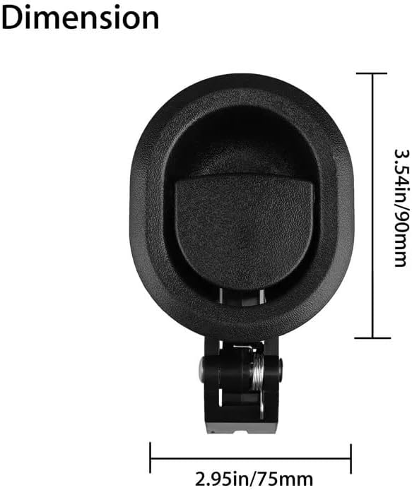 1pc Universal Recliner Replacement Pull Handle Chair Sofa Couch Release Lever Black Plastic Furniture Accessories 5mm Cable End