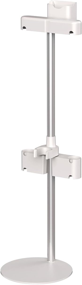 Vacuum Cleaner Floor Stand for H60, H60 Pro and H60 Ultra, Cordless Stick Vacuum Cleaner for Home and Pet Hair, Anti-Tangle Brush, LED Dust Detection, White