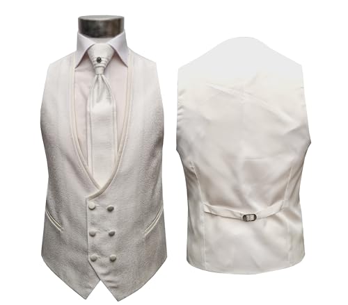 MMUGA Hochzeitsanzug Bräutigam Anzug Stehkragen – Bild 5