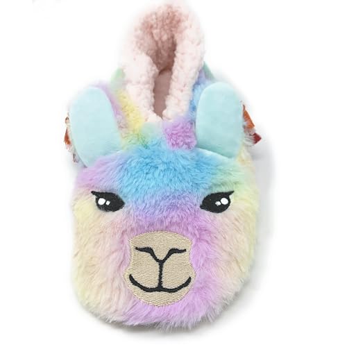 Image of ooohyeah Women's Funny Fuzzy Animal Slippers, Cute Cozy Non-Slip House Slippers for Women, Manatee Splash