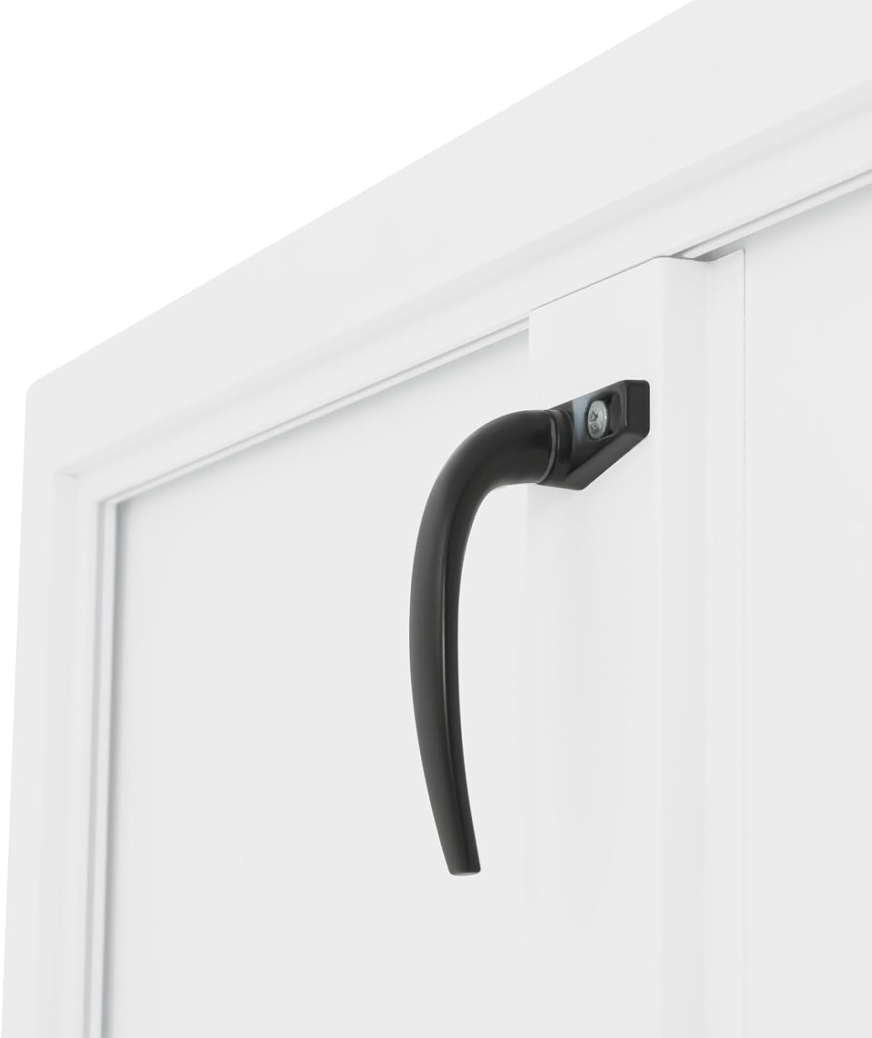 Trappe De Toit en Acier Galvanisé, Porte Daccès De Sécurité à Revêtement en Poudre pour Toitures - Trappe Daccès De Toit en Acier Blanc Durable 23.6" L X 23.6" W - Black