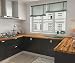 Interbuild Encimeras de Cocina de Madera Maciza de Acacia, 2200x635x26 mm, Teca...