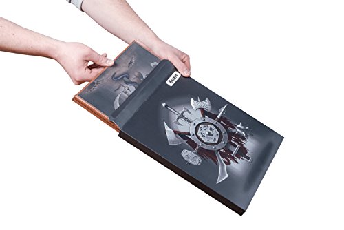Hexers Game Master Screen, Compatible With Dungeons And Dragons, Dnd Dm Pathfinder Rpg Role-Playing, 4 Customizable Panels Inserts Included That Slide Into The Pouches, Dry Erase Tracker Sheet #TOP5