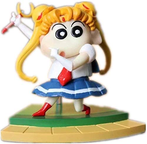 brandless Crayou Shin-Chan Figura Sailor Moon y Naruto Style Figura Anime Figura...