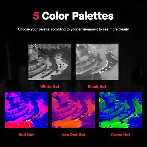 Monoculaire thermique AI 384x288 avec vision nocturne IR nette - 4