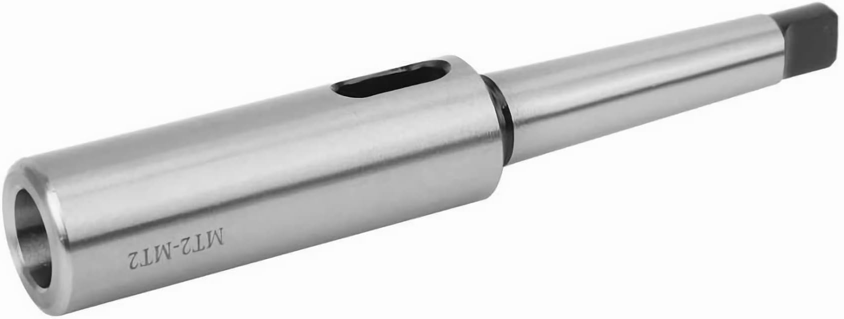Extension Sleeve with External and Internal Morse Taper MT2 to MT2, Precision Version, 30mm Diameter X 175mm Length, Heavy Duty Woodworking Lathe Tailstock Live Center Crown, Drill Tool