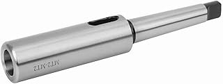 Extension Sleeve with External and Internal Morse Taper MT2 to MT2, Precision Version, 30mm Diameter X 175mm Length, Heavy Duty Woodworking Lathe Tailstock Live Center Crown, Drill Tool