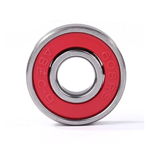 Roulements à gorge profonde 608rs ABEC-9 en acier au carbone à haute rotation