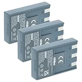 Contenu de la livraison : 3x batterie de rechange (rechargeable) | Accessoires, batteries et pièces de rechange - par vhbw