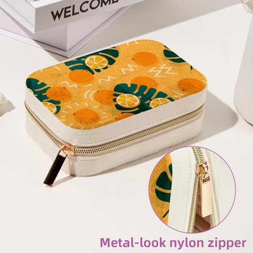 Boîte à bijoux portable avec compartiments amovibles pour bagues