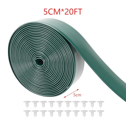 Sangles en vinyle pour réparation de chaises de patio d'extérieur vertes 5cm