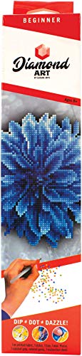 DIAMOND ART BY LEISURE ARTS Blue Dahlia, 8