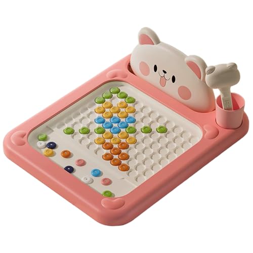 Planche à dessin magnétique pour tout-petit avec perles et stylo