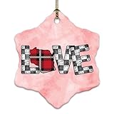Photo Gallery love wisconsin - ornamenti natalizi a forma di cuore, romantici fiocchi di neve, da appendere, in ceramica, regalo divertente per albero di natale Photo Gallery love wisconsin - ornamenti natalizi a forma di cuore, romantici fiocchi di neve, da appendere, in ceramica, regalo divertente per albero di natale