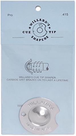 Willard Cue Tip Shaper - Pros Nickel Radius