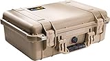 Pelican 1500 Case With Foam (Desert Tan)