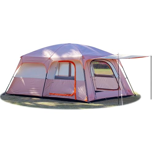 KTT Extra Large Tent 12 Person,Family Cabin Tents,2 Rooms...