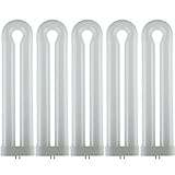 SUNLITE 40488-SU FUL40T10 Fluorescent Black Light Bulbs, 40 Watts, GX10q 4-Pin Base, UV Light, 368nm...