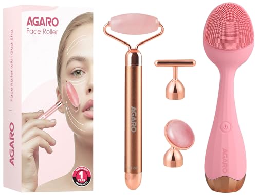 AGARO CM2109 Sonic Facial Cleansing Brush Massager with Silicone ...