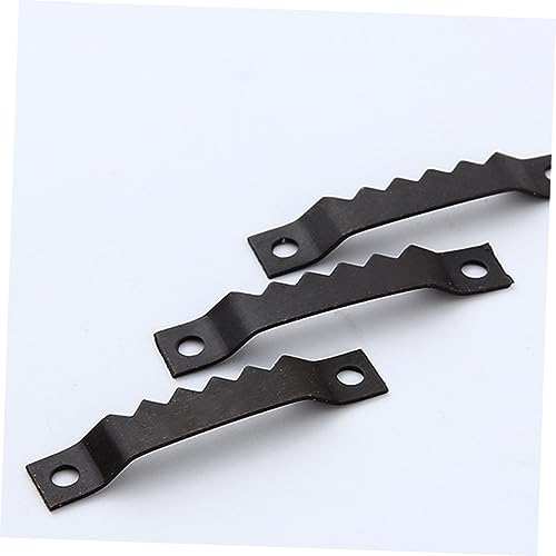 Image of Angoily 300pcs Black Hangers with Screws Creative Picture Frame Holders for Photos and Cross- Easy to Install Wall Hooks for Home Decoration