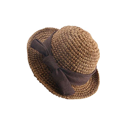 Chapéu de palha infantil TENDYCOCO chapéu de sol chapéu de verão para atividades ao ar livre