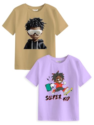Image of Dagcros Half Sleeve Round Neck Cotton Tshirt for Boys